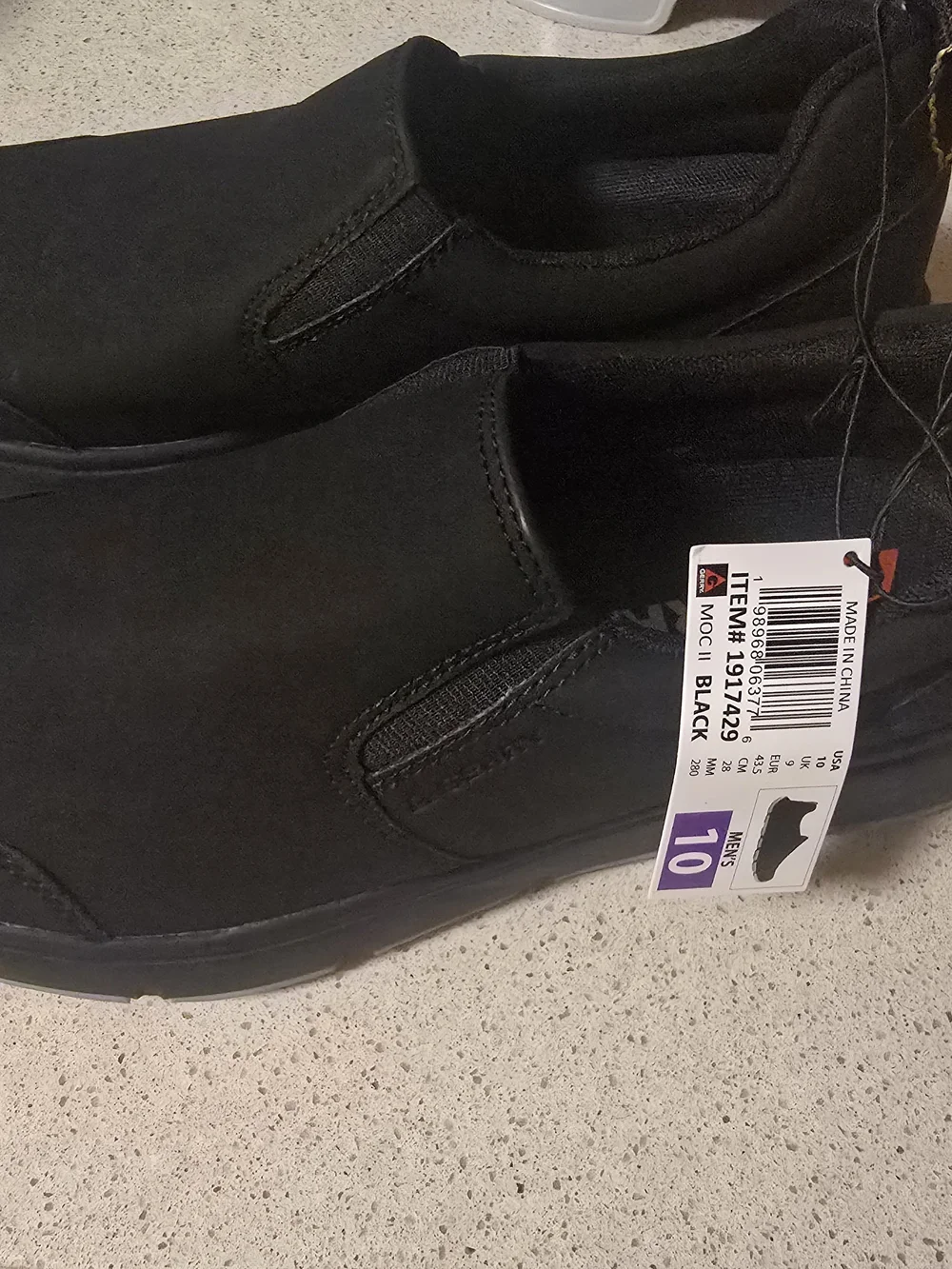 Gerry Weber Men's Black Slip-On Loafers